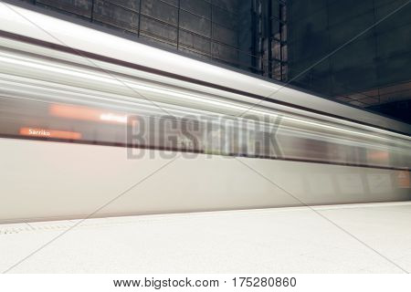 Bilbao City Subway Station. Sarriko Station.