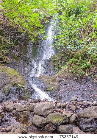 Hike to the beautiful Likeke waterfall, Oahu