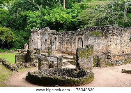 Kenya Gede ruins are the remains of a Swahili town located in Gedi a village near the coastal town of Malindi. The great mosque