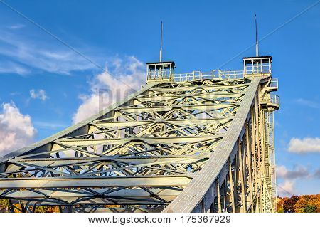 Loschwitz Bridge In Dresden