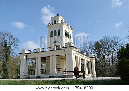 Gazebo in Maksimir park in Zagreb, Croatia