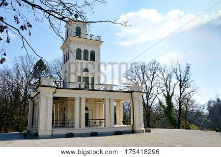 Gazebo in Maksimir park in Zagreb Croatia