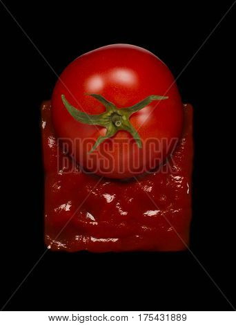 tomato fresh splash water action movement healthy juicy natural plant ripe vegetable vegetarian eyedrops