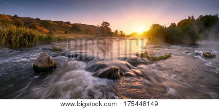 Beautiful Fogy River Morning