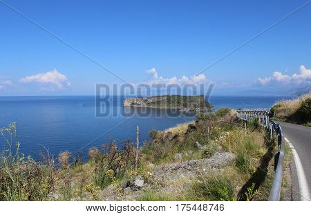 Dino Island and Blue Sea, Isola di Dino, Praia a Mare, Calabria, South Italy