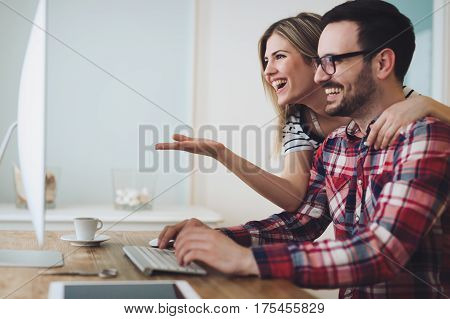 Couple With Ideas Working From Home