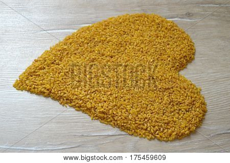 Large bulgur, large-sized bulgur, heart shaped cog corset, bulgur love, turkey bulgur, turkish bulgur.Natural and organic bulgur