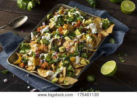 Homemade Loaded Sheet Pan Nachos