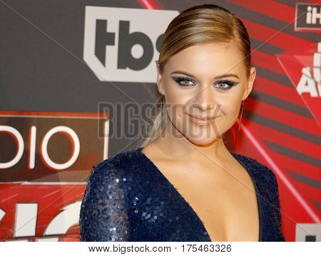 Kelsea Ballerini at the 2017 iHeartRadio Music Awards held at the Forum in Inglewood, USA on March 5, 2017.