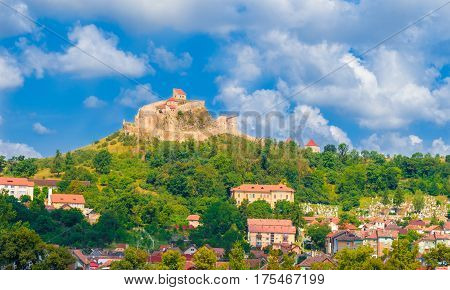 Medieval Fortress Rupea, Brasov landmark, Transylvania, Romania