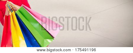 Woman with shopping bags