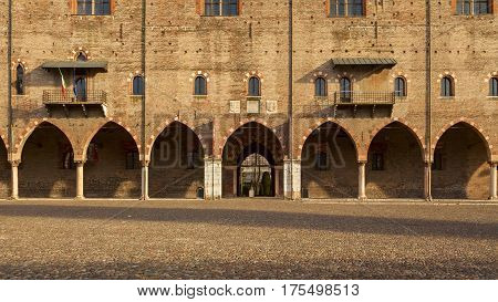 Ducal Palace In The City Of Mantua