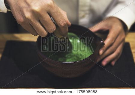 Japanese Matcha Tranditional Culture Concept