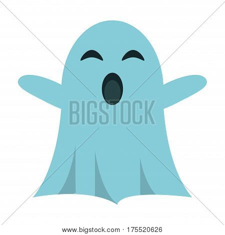 ghost april fools s day vector illustration eps 10