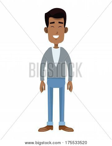 character male member family vector illustration eps 10