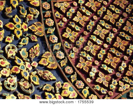 Mosaïque ornementale thaïlandais