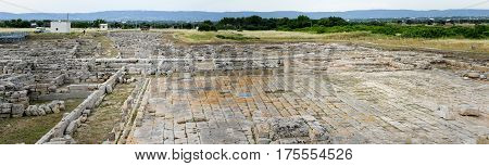 Ancient Roman Ruins Of Egnazia On Puglia