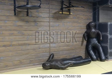 Interior of a boxing hall