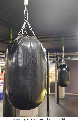 Interior of a boxing hall