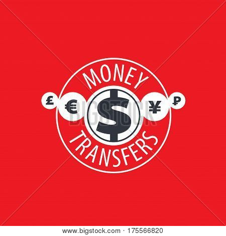 logo design template remittances. Vector illustration of icon