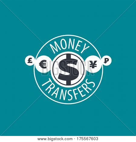 logo design template remittances. Vector illustration of icon