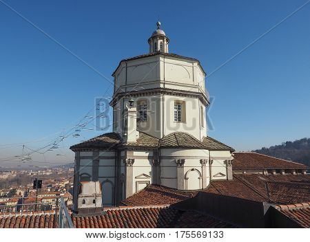 Monte Cappuccini Church In Turin