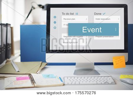 Digital Business To do List App Interface