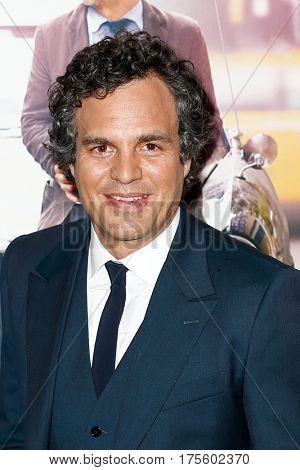 NEW YORK-JUNE 25: Mark Ruffalo attends the 'Begin Again' premiere at SVA Theater on June 25, 2014 in New York City.