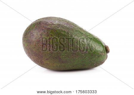 Fruits Of Avocado Isolated On White Background