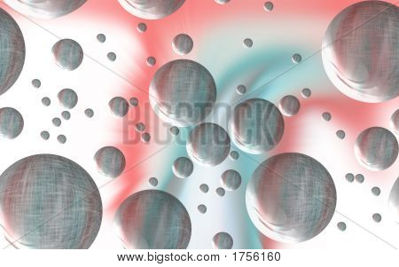 Rose texture balles flottantes