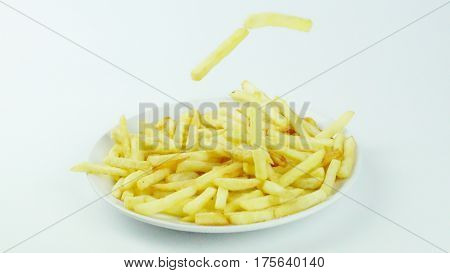 French fries, chips or finger chips are served hot, either soft or crispy, and are generally eaten as part of lunch or dinner or by themselves as a snack