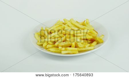 French fries, chips or finger chips are served hot, either soft or crispy, and are generally eaten as part of lunch or dinner or by themselves as a snack