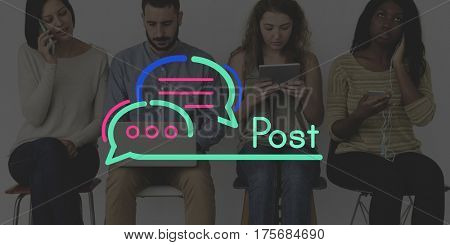 Communication Connection Speech Bubble Concept
