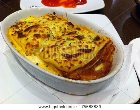 Super Duper Lasagna with Melted Cheese Ready Punch your Mood