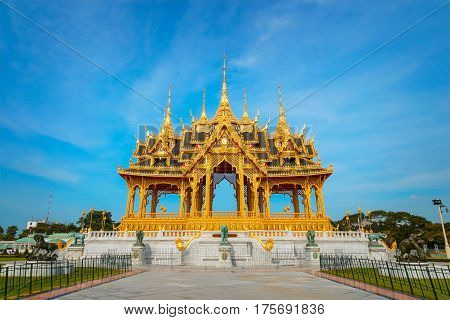 Barom Mangalanusarani Pavilion In The Area Of Ananta Samakhom Throne Hall In Royal Dusit Palace In B