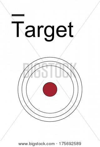 aim, aspiration, cycle, cynosure, goal, icon, illustration, mark, mission, objective, objectivity, point, purpose, sight, sign, solution, spot, strategy, success, symbol, target, vision, word