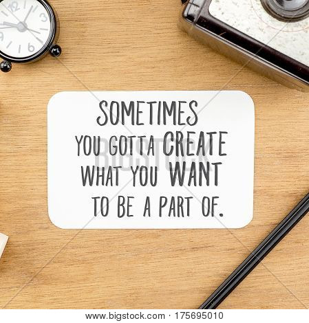 Inspiration quote : 