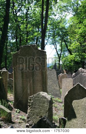 Alte jüdische Friedhof In Prag, Tschechische Republik