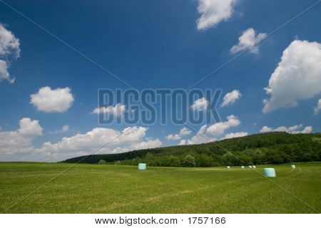 Krajina balíku sena