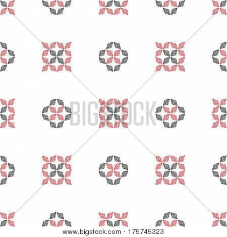 Ornament hand drawn pattern. Abstract tracery vector seamless background.