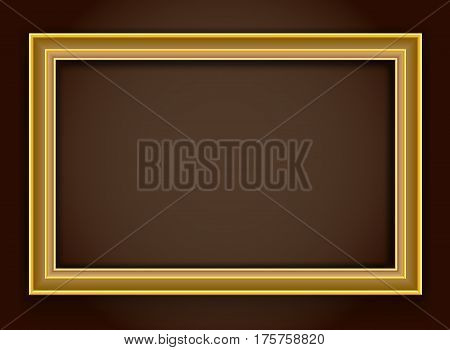 Gold frameframeframe borderPhoto frameframe vector illustration frame pattern gold background