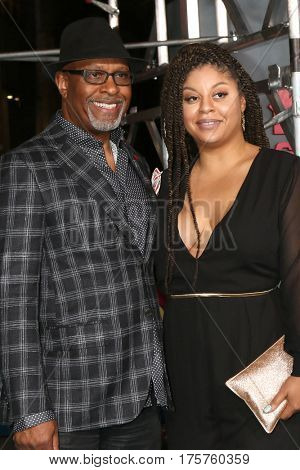 LOS ANGELES - MAR 8:  James Pickens Jr, Gavyn Pickens at the 