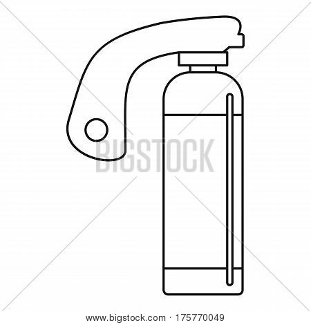 Fire extinguisher icon. Outline illustration of fire extinguisher vector icon for web