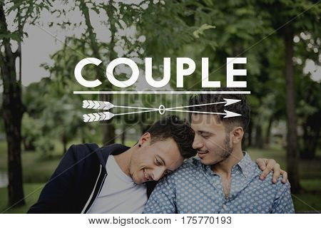 Gay Couple Love Smitten Affection Words