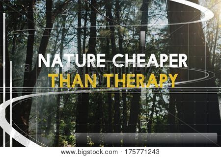 Nature Cheaper than Therapy Holiday Vacation Relaxation