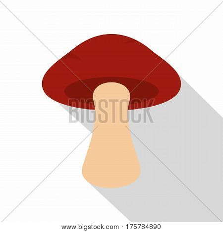 Tubular mushroom icon. Flat illustration of tubular mushroom vector icon for web
