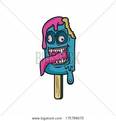 are eating ice cream sometimes less good, this is the reason for this illustration was made