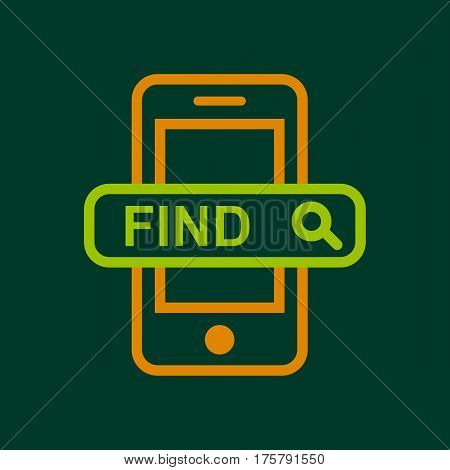 Internet translation icon. Outline illustration of internet translation vector icon for web