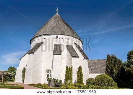 The Church Osterlars Kirke On Bornholm