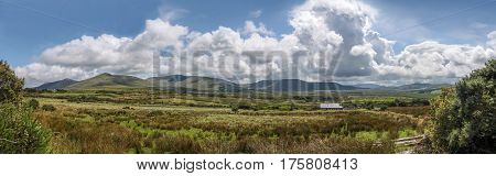 Pastureland at the Ring of Kerry in Cahersiveen County Kerry Ireland